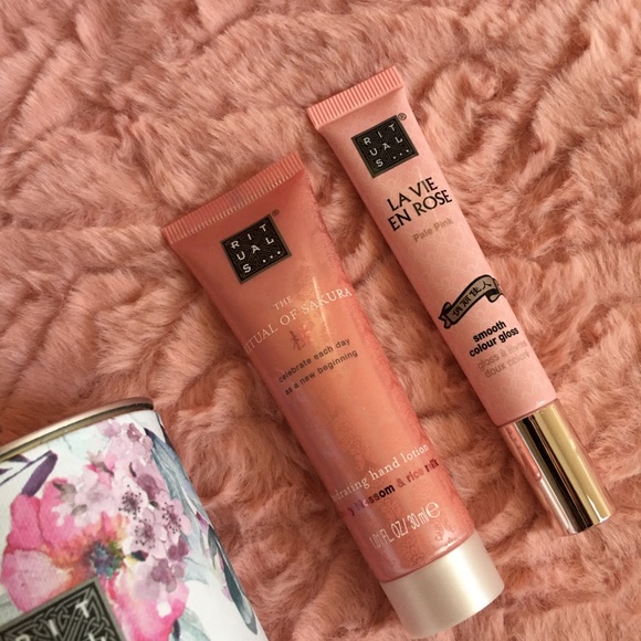 🐝 💫RITUALS Spring Blossom Lip Gloss & Hand Cream - Picture 2 of 4
